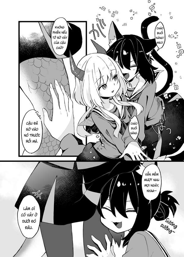 A Story About A Dragon Girl And A Cat Girl Skipping School